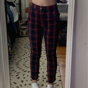 Hollister Plaid Pants